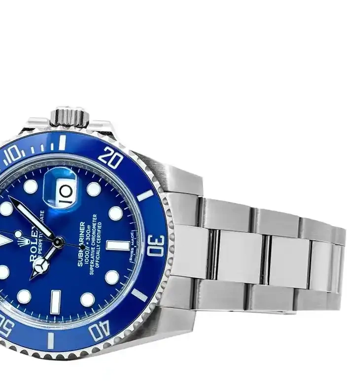 Prestigious Jewelers Rolex 116619LB Submariner Blue 0606